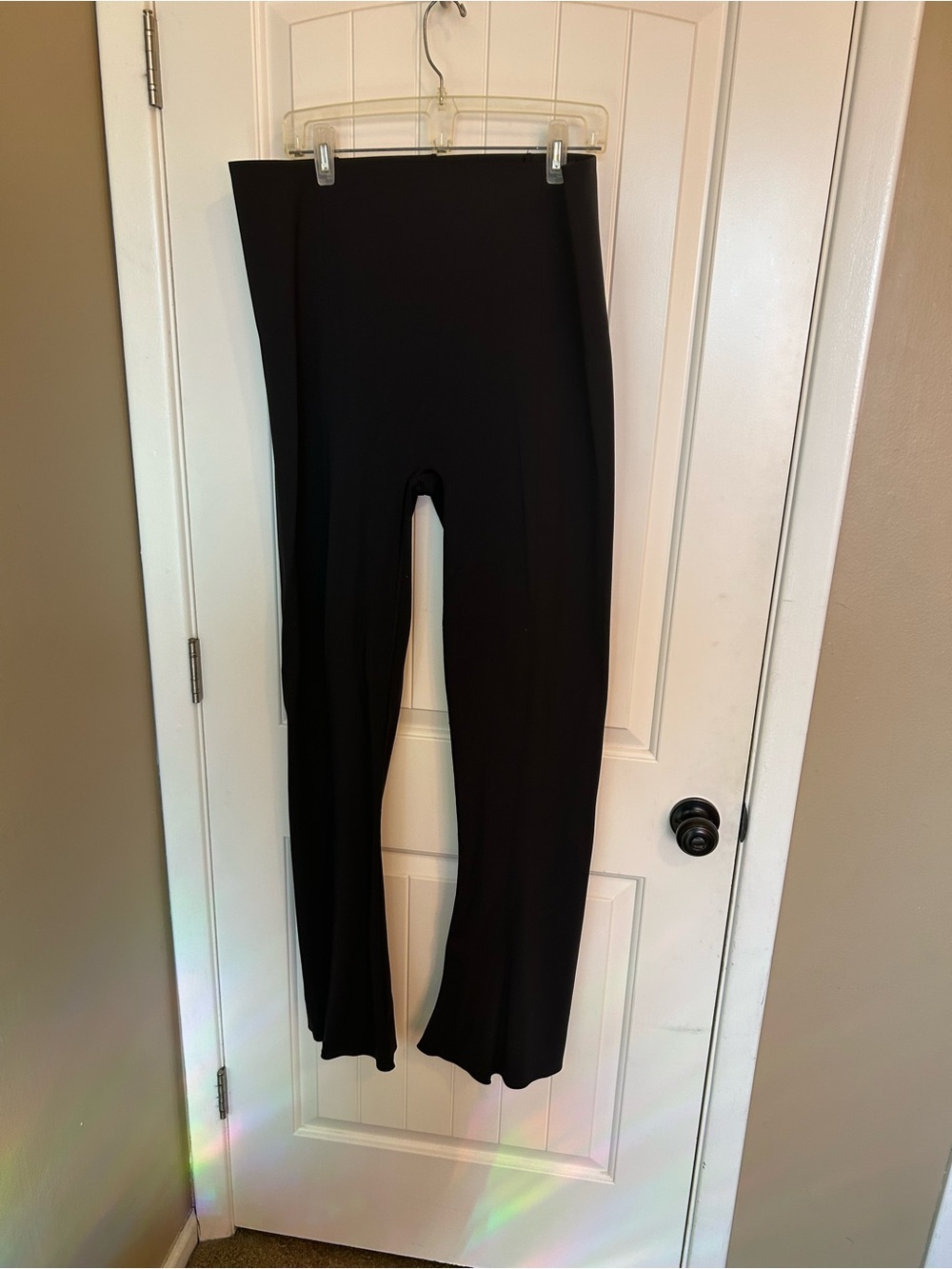 SPANX tummy control Black High-Waist Flare Professional Leggings